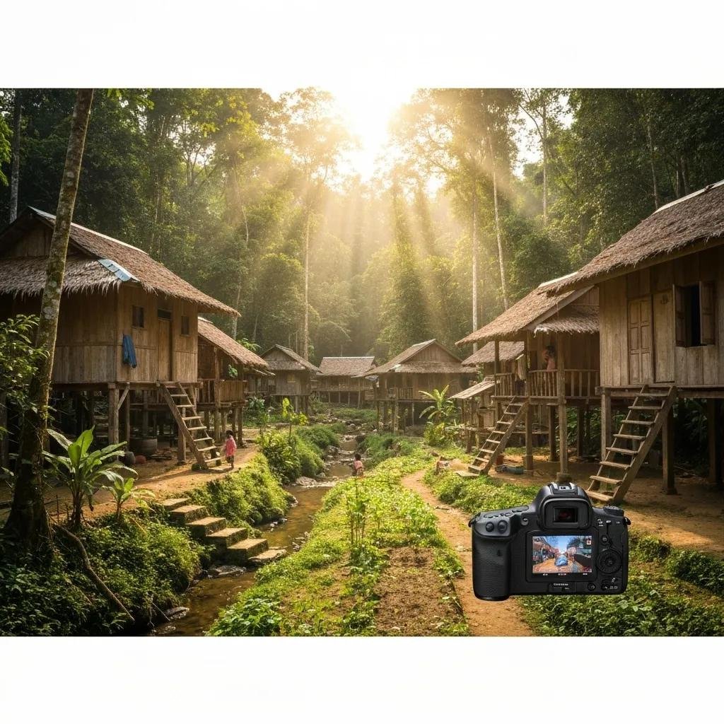 Grapple truck clearing storm debris from commercial property in Volusia County, showcasing hydraulic arm and claw in action for efficient land management.